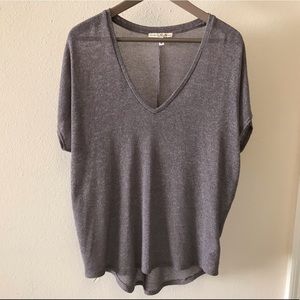 Beige knit blouse from Express